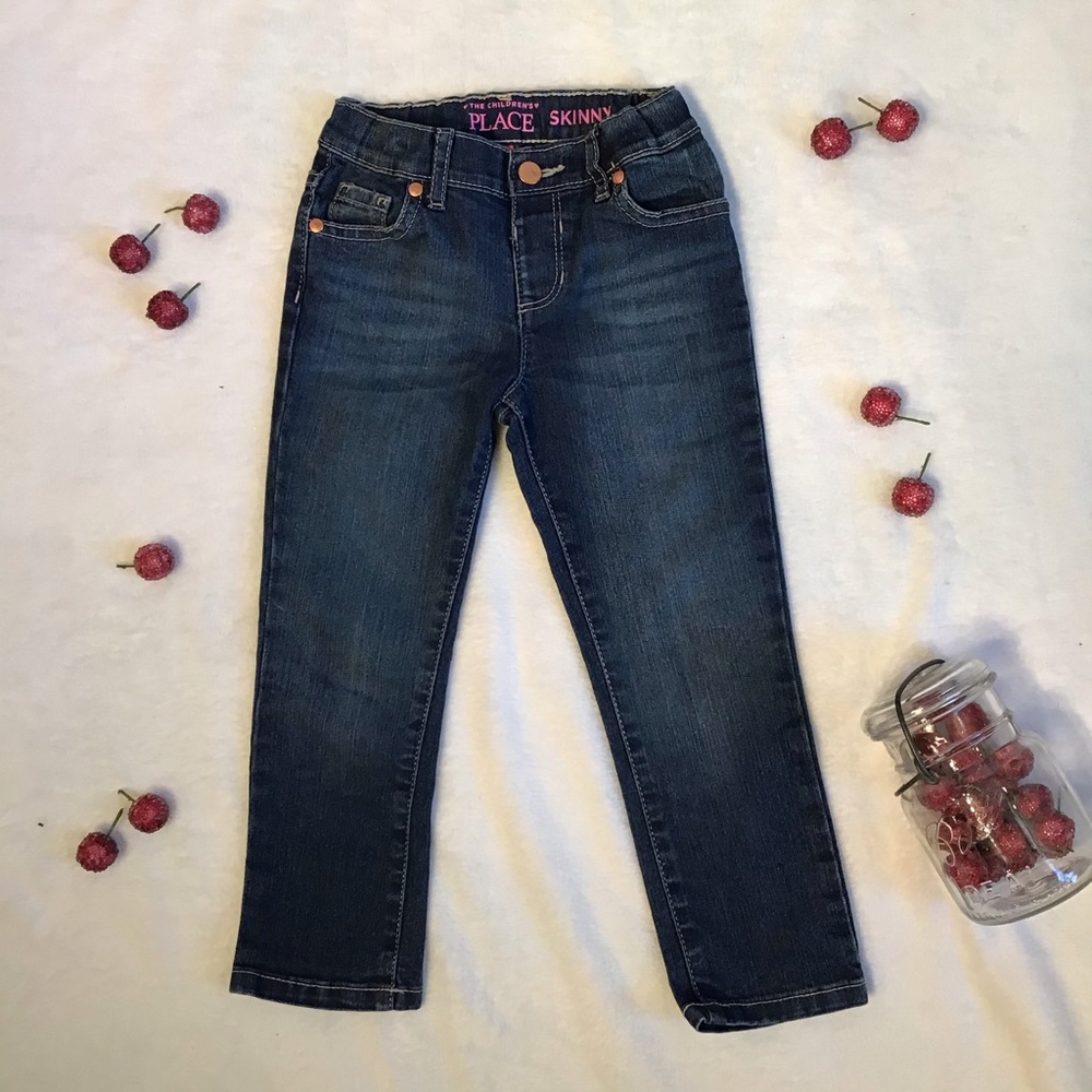 PLACE skinny dark rinse jeans